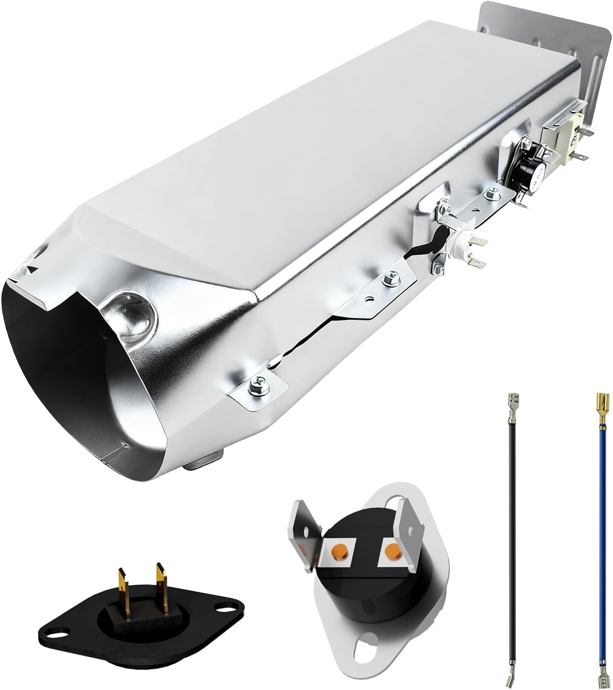 DC97-14486A Dryer Heating Element for Samsung Dryer dv40j3000ew/dv45h7000ew/a2 dv42h5200ep/a3 dv42h5200ew/a3 DVE50R5400V/A3, Replaces DC97-14486D AP4342351 DC97-08891A