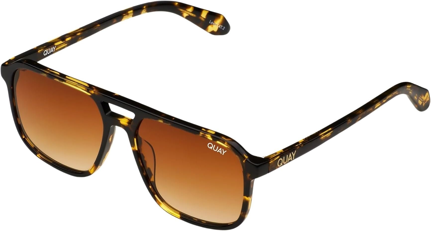 Quay AustraliaUnisex On The Fly Retro Square Aviator Sunglasses