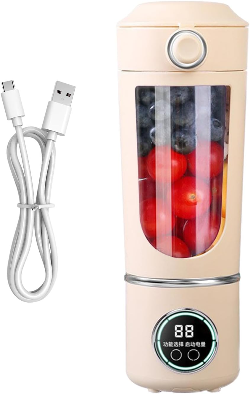 Portable Personal Blender - Kitchen Tool 700ml Fruit Blender | 10.55x3.62x3.07 Personal Juicer for Shakes | For Women Men Teen Kitchen Gym Travel Dorm Appart