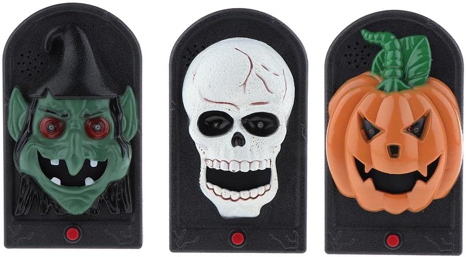 BNF®Horrible Doorbell Voice Screaming Trick Props Pumpkin|Home & Garden | Holiday & Seasonal Decor| Christmas & Winter