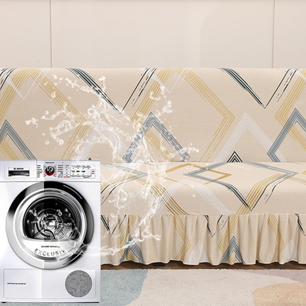 Surwin Housse De Clic Clac élastique Canapé 2/3 Places, Art