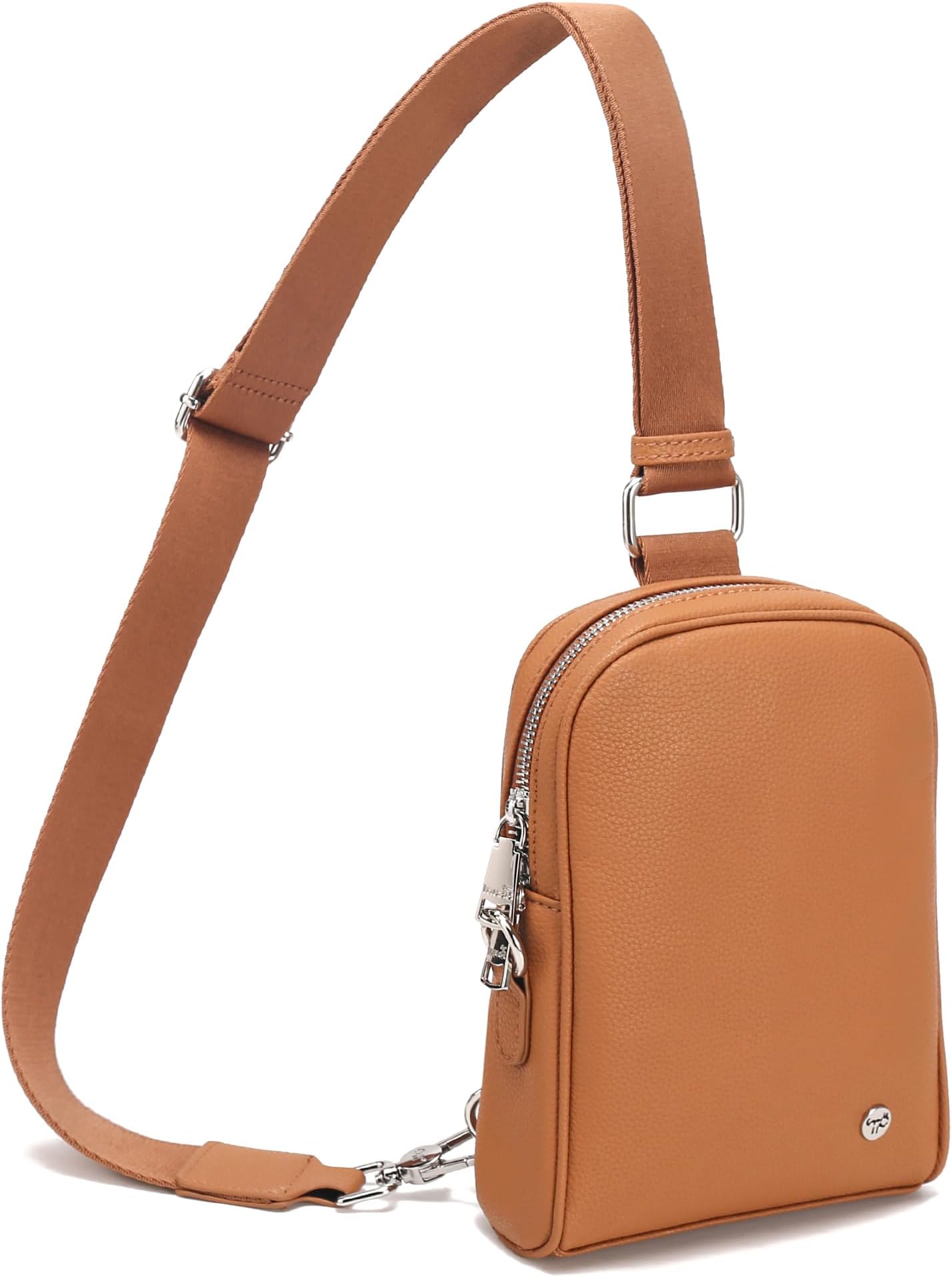 INICAT Travel Small Sling Bag Leather Crossbody Bags for Women Fanny Packs Cross Body Bag for Woman Cross Body Purses