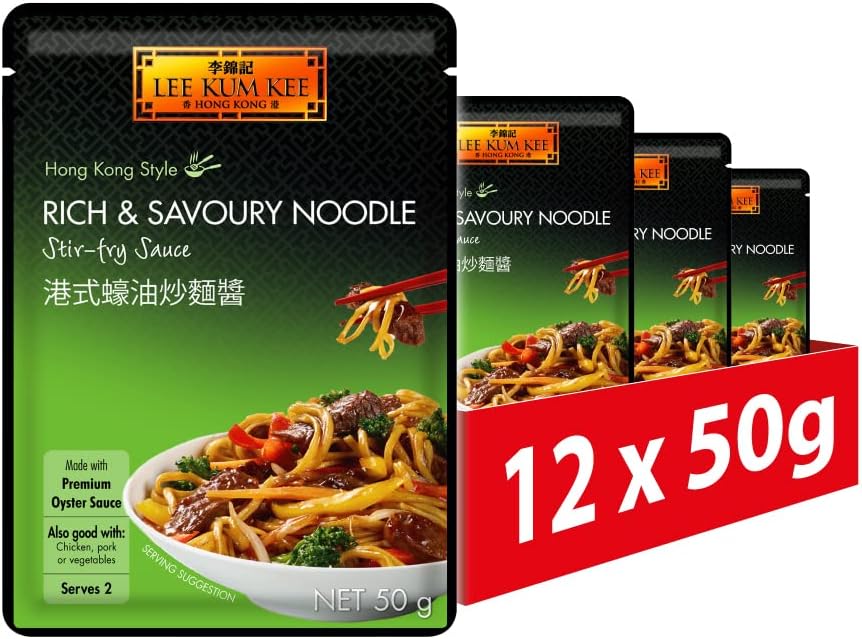 Lee Kum Kee Rich & Savoury Noodle Stir Fry Sauce, Hong Kong Style, 50 g (Pack...
