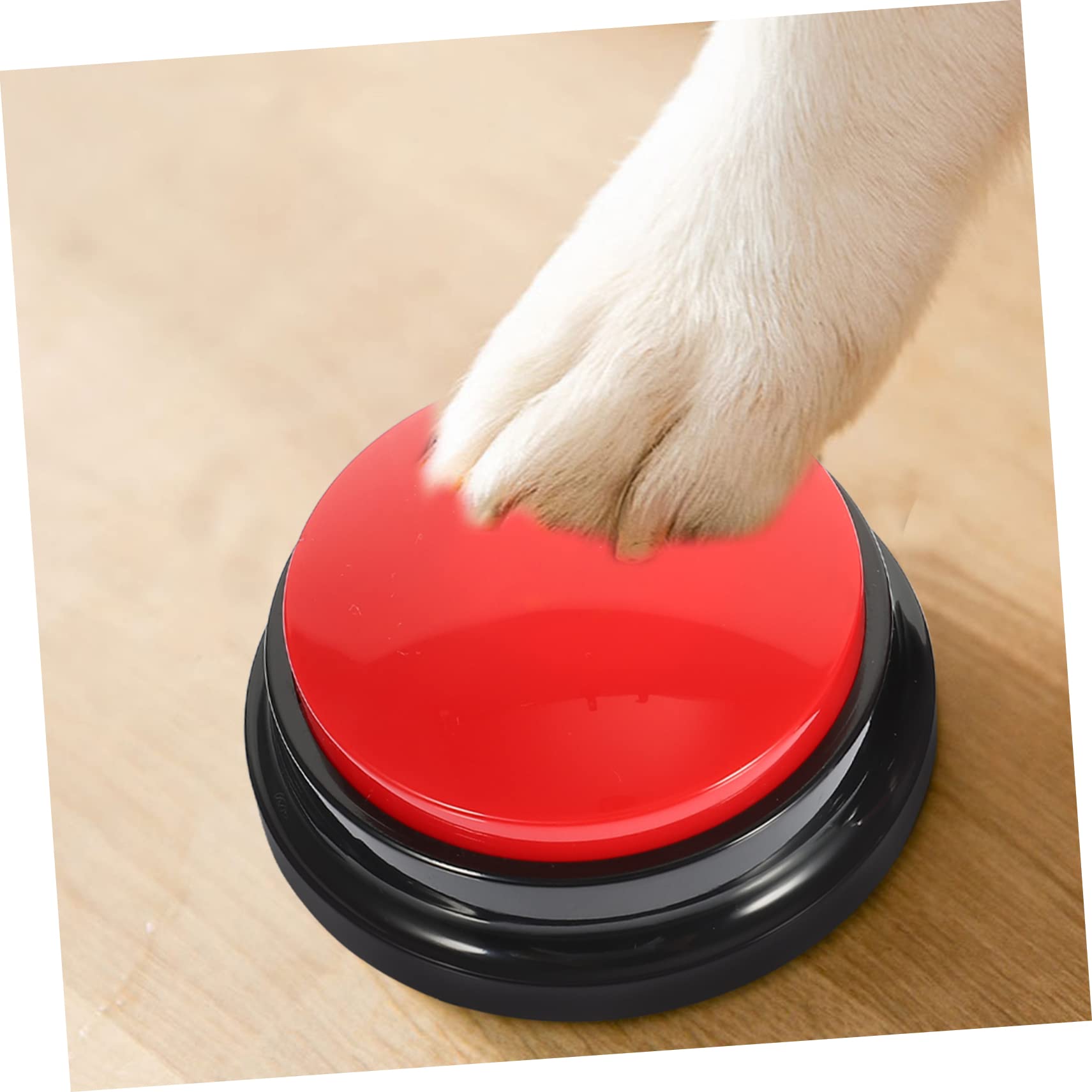 2 Juegos De Timbres De Entrenamiento para Perros con Función De Grabación Y Botón De Comunicación para Perros Botones De Sonido Interactivos (2 Unidades)