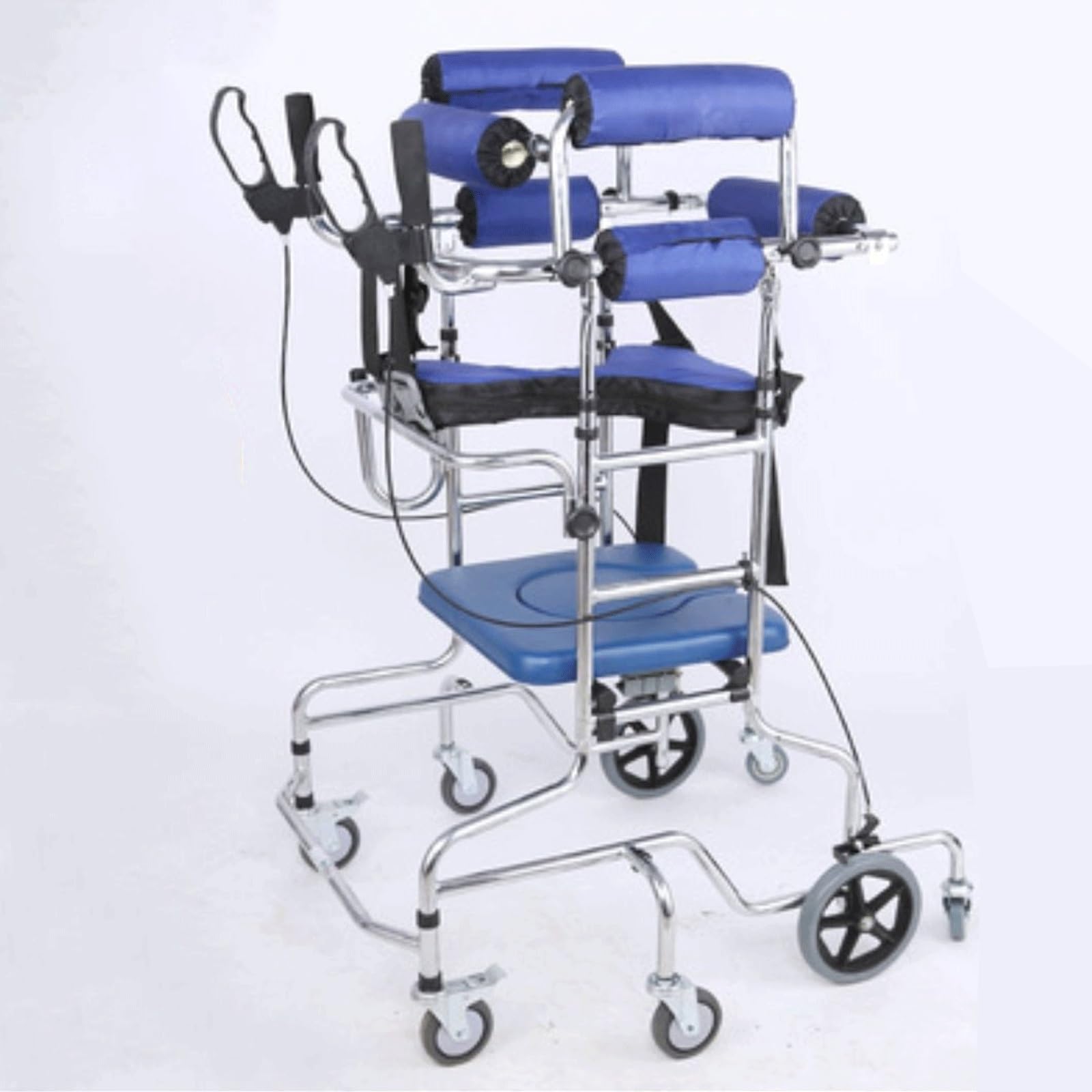 Deambulatore Rollator per Anziani con Sedile e 8 Ruote, Medico per Anziani e Disabili da 150 cm a 180 cm di Piede, Dispositivi per La Deambulazione in Piedi (Size : Women's model)
