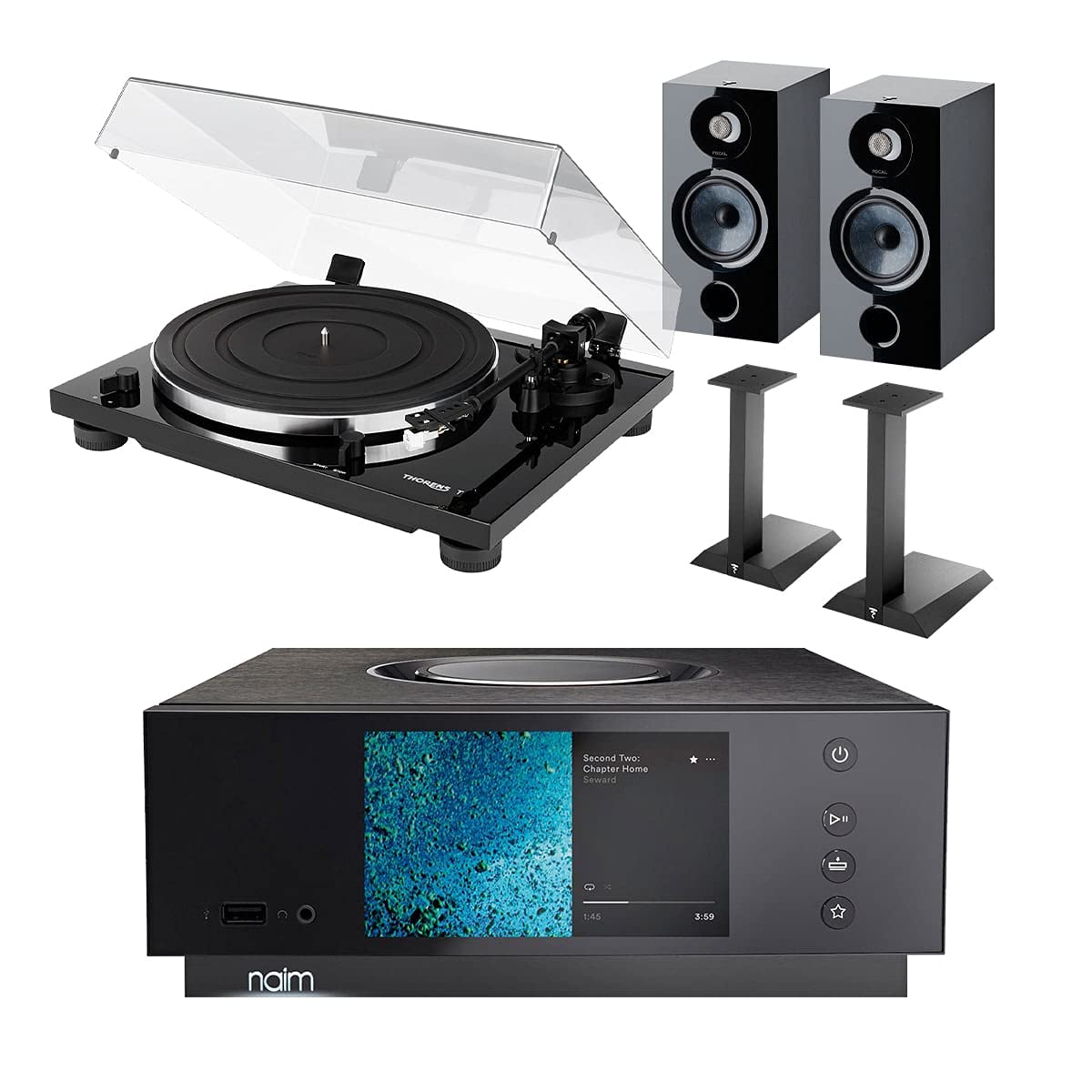 Buy Thorens TD 201 Manual TwoSpeed Turntable with Builtin Preamp and