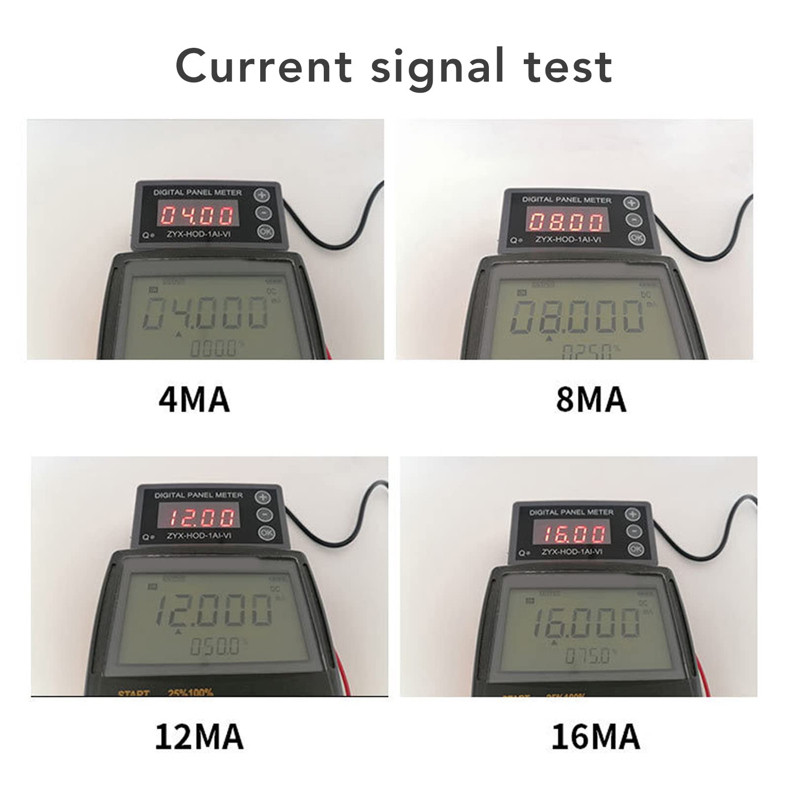 LED Test Messgerät Analog Signal Generator 0-20mA 0-10V Digitalanzeige Einstellbares Spannungsstrom Panel Modul