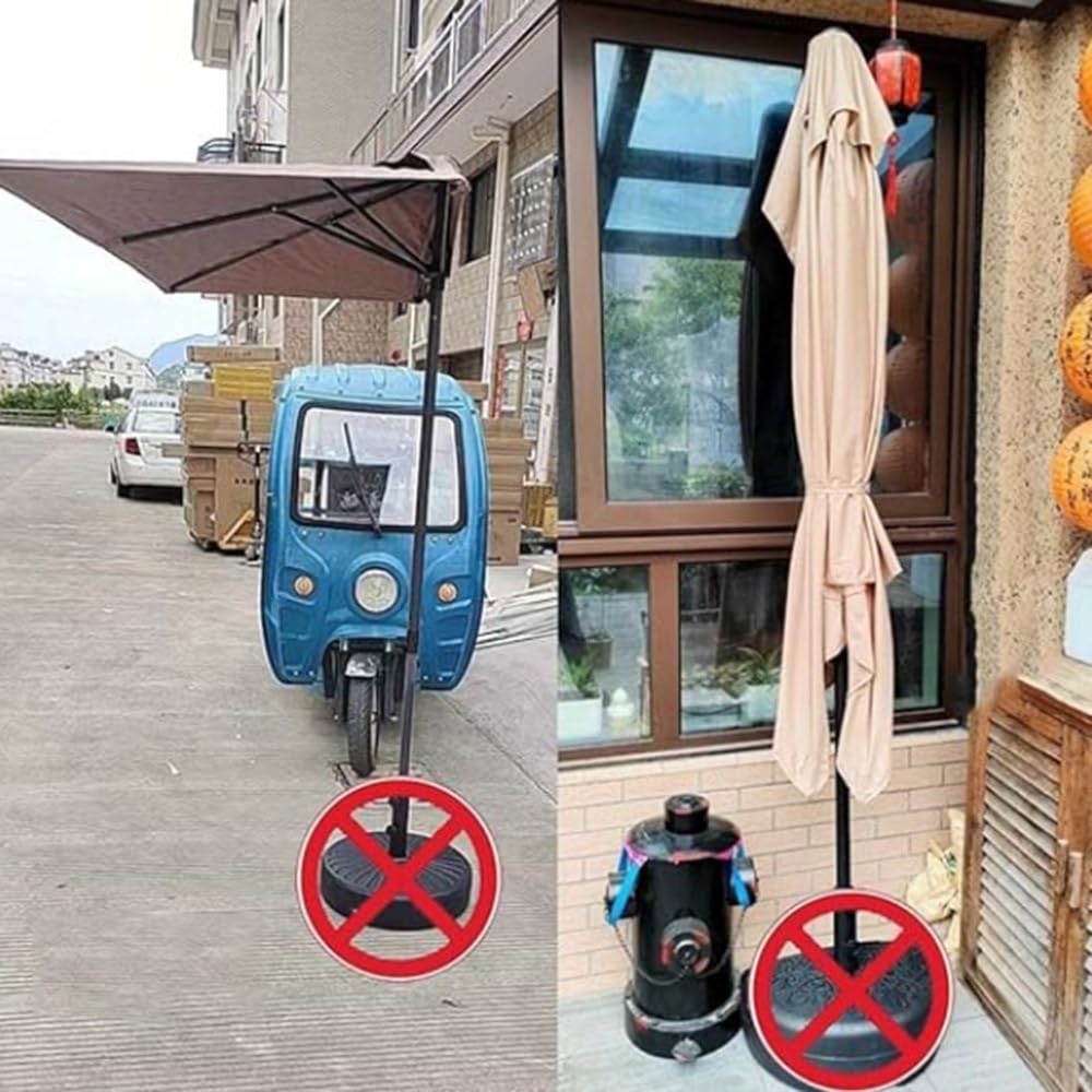Ombrellone Da Giardino Parasole Per Esterni Ombrellone Da Parete | 2.7×1.5m 5 Costole Ombrellone Da Balcone Altezza Regolabile Protezione UV