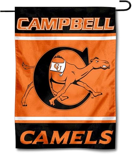 College Flags & Banners Co. Bandera de jardín Campbell Fighting Camels