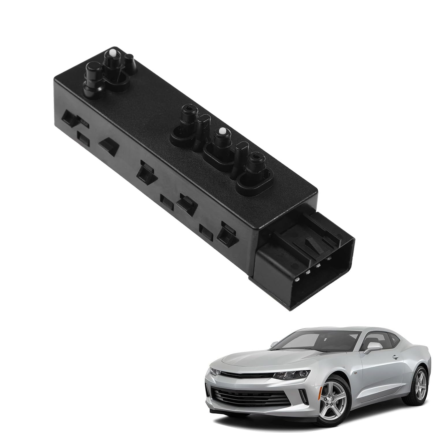 25974715 Front Right Passenger Side Power Seat Control Switch Compatible with 2010-2015 Chevy Camaro, 2016-2018 Cruze, 2010-2018 Equinox Malibu Terrain, 2017-2018 GMC Acadia