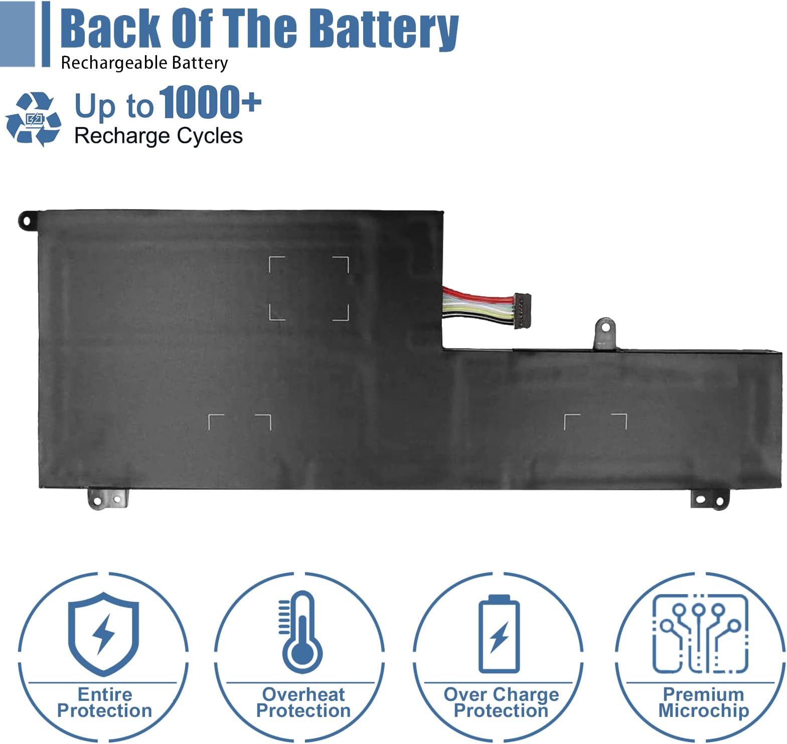 L16M6PC1 Laptop Battery 11.52V 72Wh 6268mAh Replacement for Lenovo Yoga 720-15IKB Series Notebook L16L6PC1 L16C6PC1 5B10M53745 5B10M53743 5B10M53744
