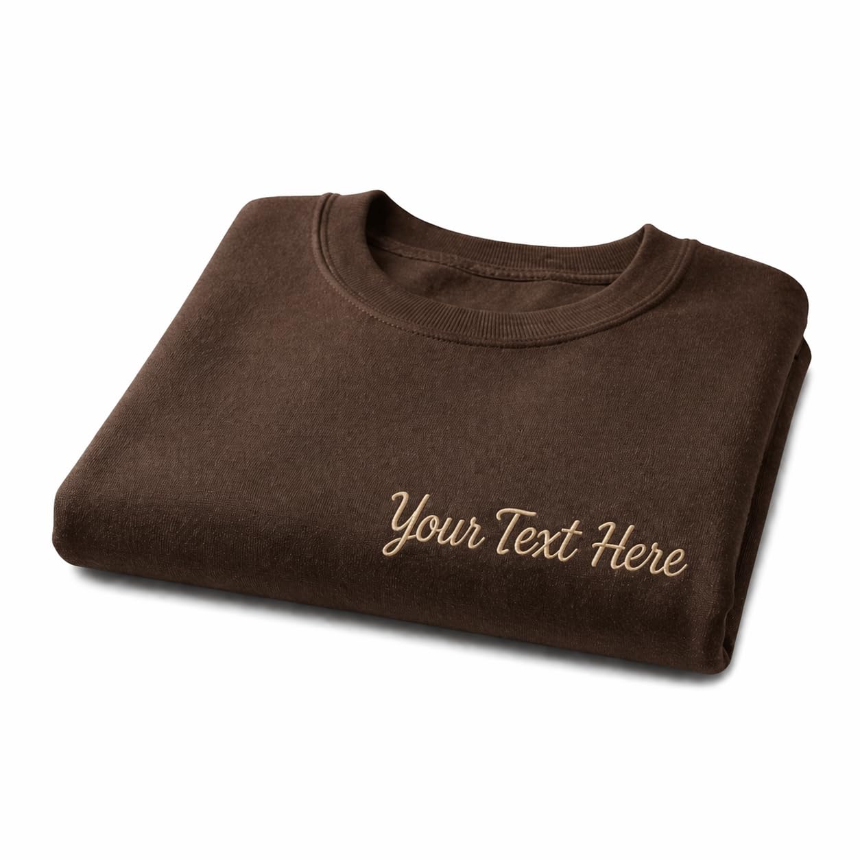 Customized Embroidery T-Shirts for Men & Women, Custom Name/Logo Embroidered Tee, Choose Phrase, Font and Embroidery Thread Color for Any Occasion, Different Color Options, Pure Cotton Regular Fit-image-34