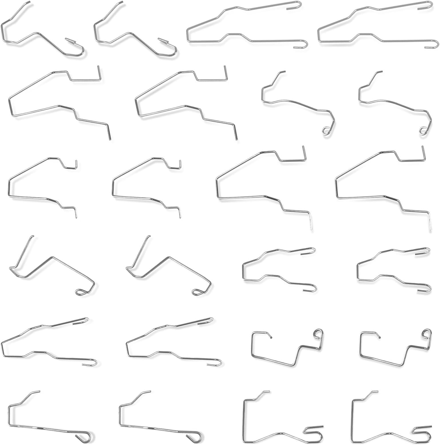 TEANTECH24pcs Bulb Retaining Spring Clips for H1/ H3 /H4 /H7-24 PCs Bulb Universal Car Headlight Clamp Headlamp Dip Dipped Beam Bulb Hoder