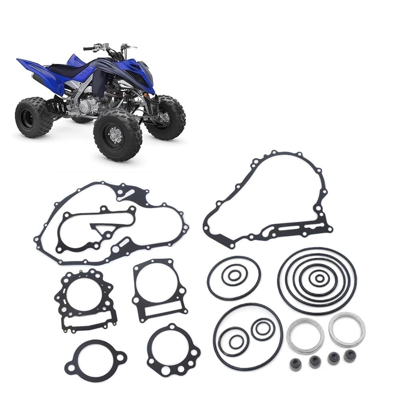 Schalldämpferdichtung Fit Für Yamaha Raptor 700 2006-2022 Dichtungen Motor Kopf Block Zylinder Dichtung Sets