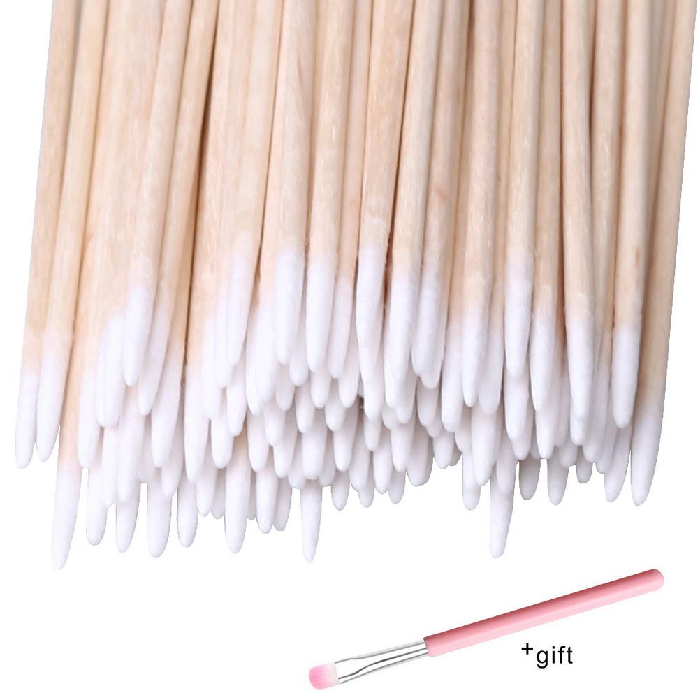 ZHIYE Cotton Buds, 1600 pcs Cotton Swab, for Eyebrow Tattoo Beauty Make-up Color Nail Seam Dedicated Dirty Picking - Image 2