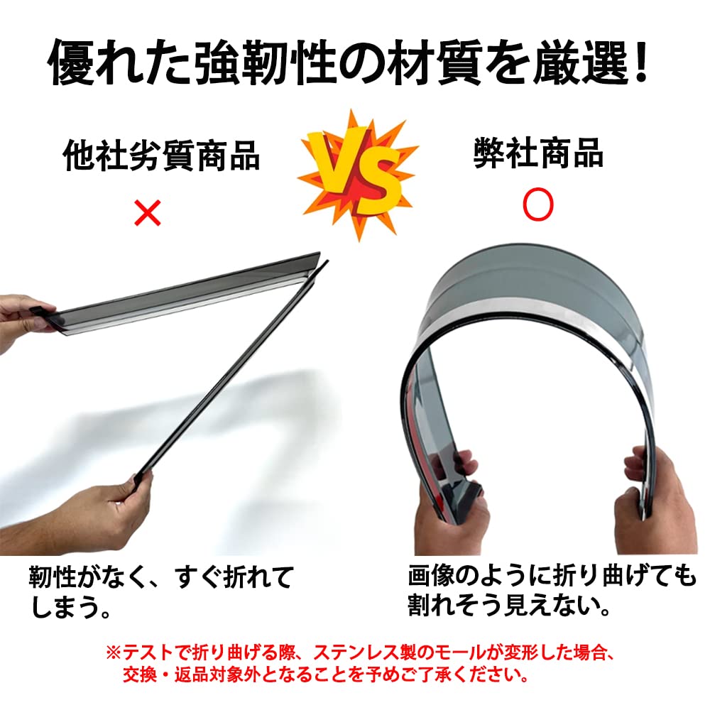 Amazon | [ティエスオ] シエンタ 10系 ドアバイザー サイドバイザー