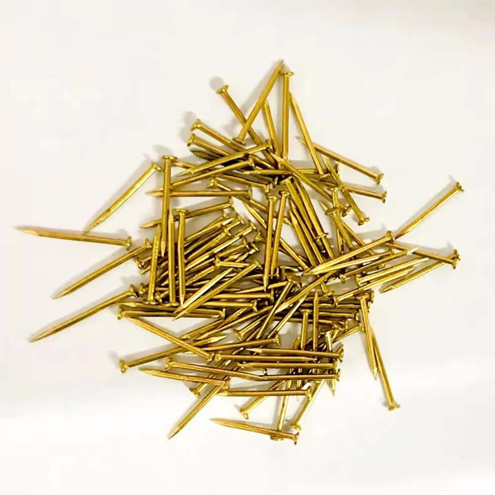 Chiodi in Rame per Modellismo di Barche a Vela Classiche, Testa Appuntita, 0,7 x 12 mm, Confezione da 300 g