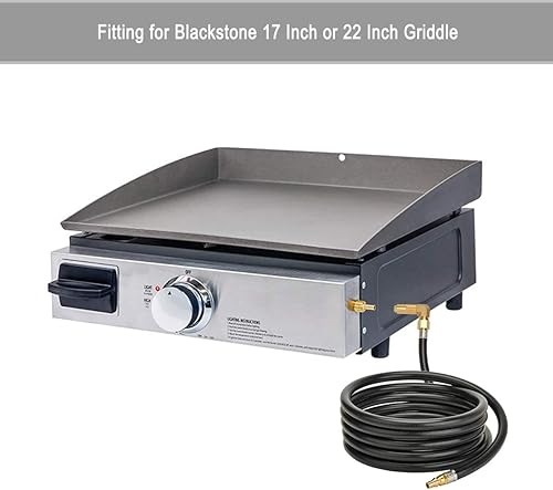 Miniatura 5 de Stanbroil Manguera de propano de conexión rápida para autocaravana de 12 pies con adaptador de codo de propano para caravana, kit de conexión rápida