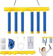 DAJASD Reaktionstraining Spielzeug, Fallende Stöcke Spiel, Drop Sticks Game, Reaktionstraining Catching Sticks Game, Hand-Auge-Koordination Fangspiel für Kinder, Reflexe Training (Blau) ﻿