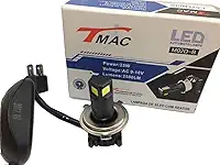 Lampada de Led H4 Moto Farol Efeito Xenon 6000k Super Branco T-Mac Unidade