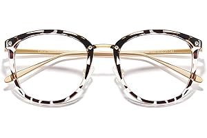 Cyxus Blue Light Blocking Glasses for Women, Round Blue Light Glasses for...