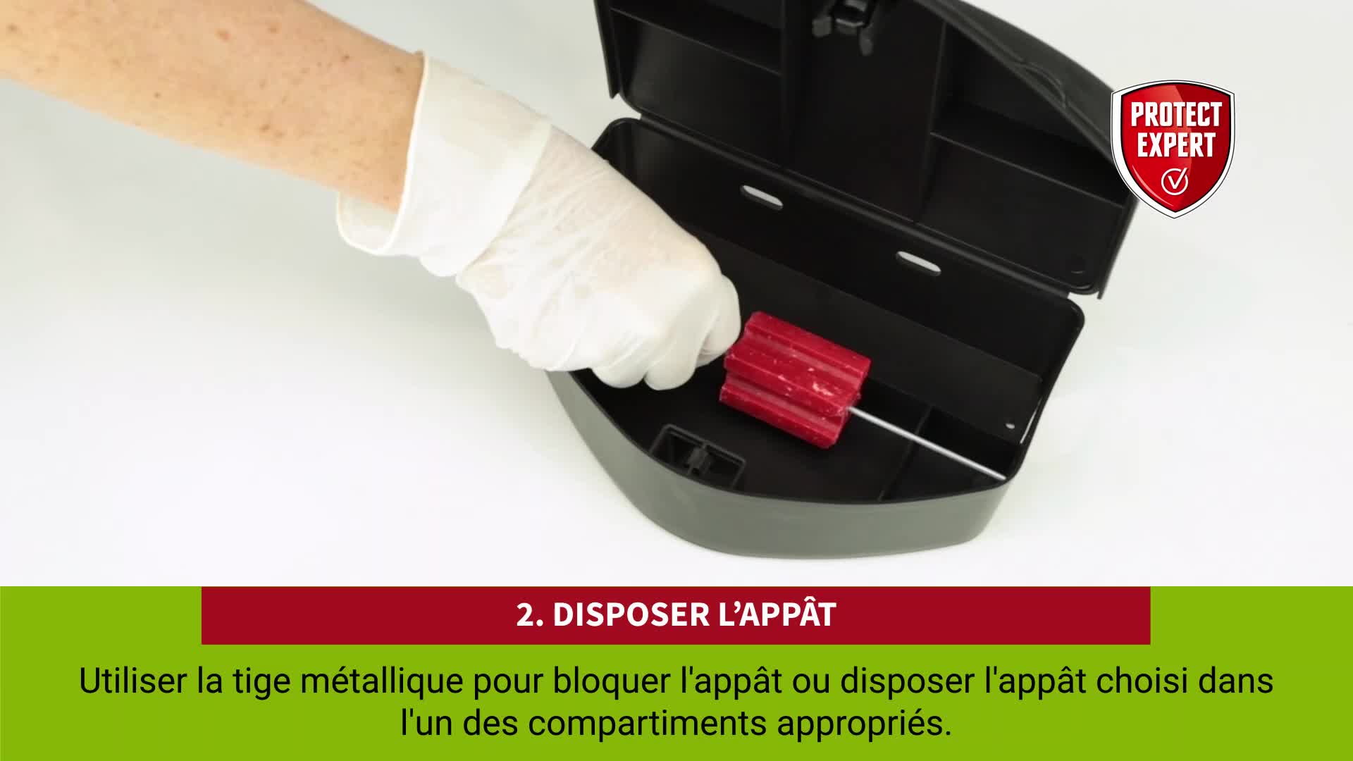 Boîtes Appât Cafards Blattes Protect Expert - Effet 3 Mois, Gel Sécurisé Sans Contact, élimination Complète