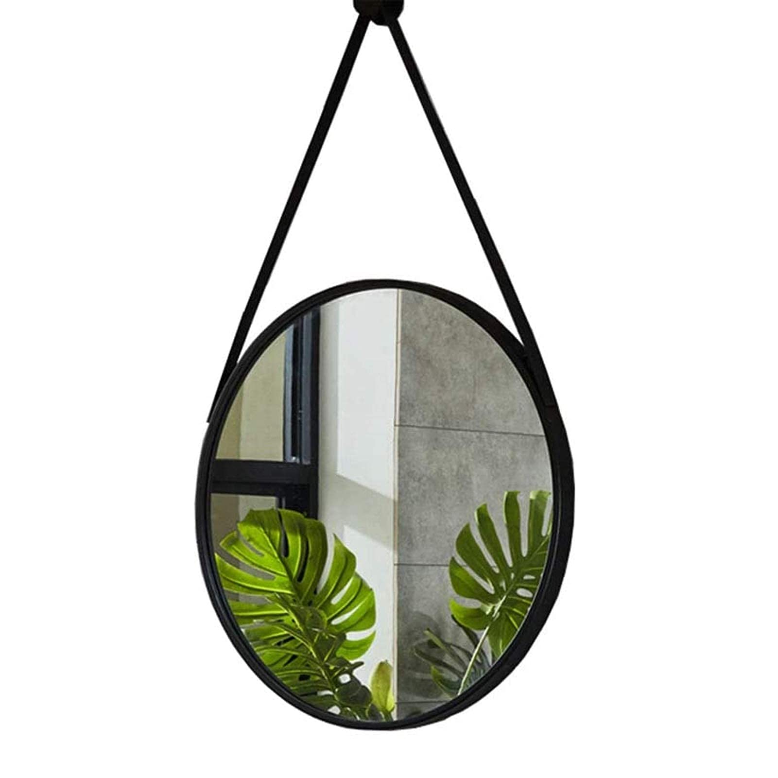 TYUHDUYUR Decorative Wall Mirror Rustic Hanging Mirrors for Bathroom Bedroom Living-Room Dresser Decor Fireplace Mirrors Round Antique Black 40C 50Cm 60Cm 70Cm Exquisite / 40cm