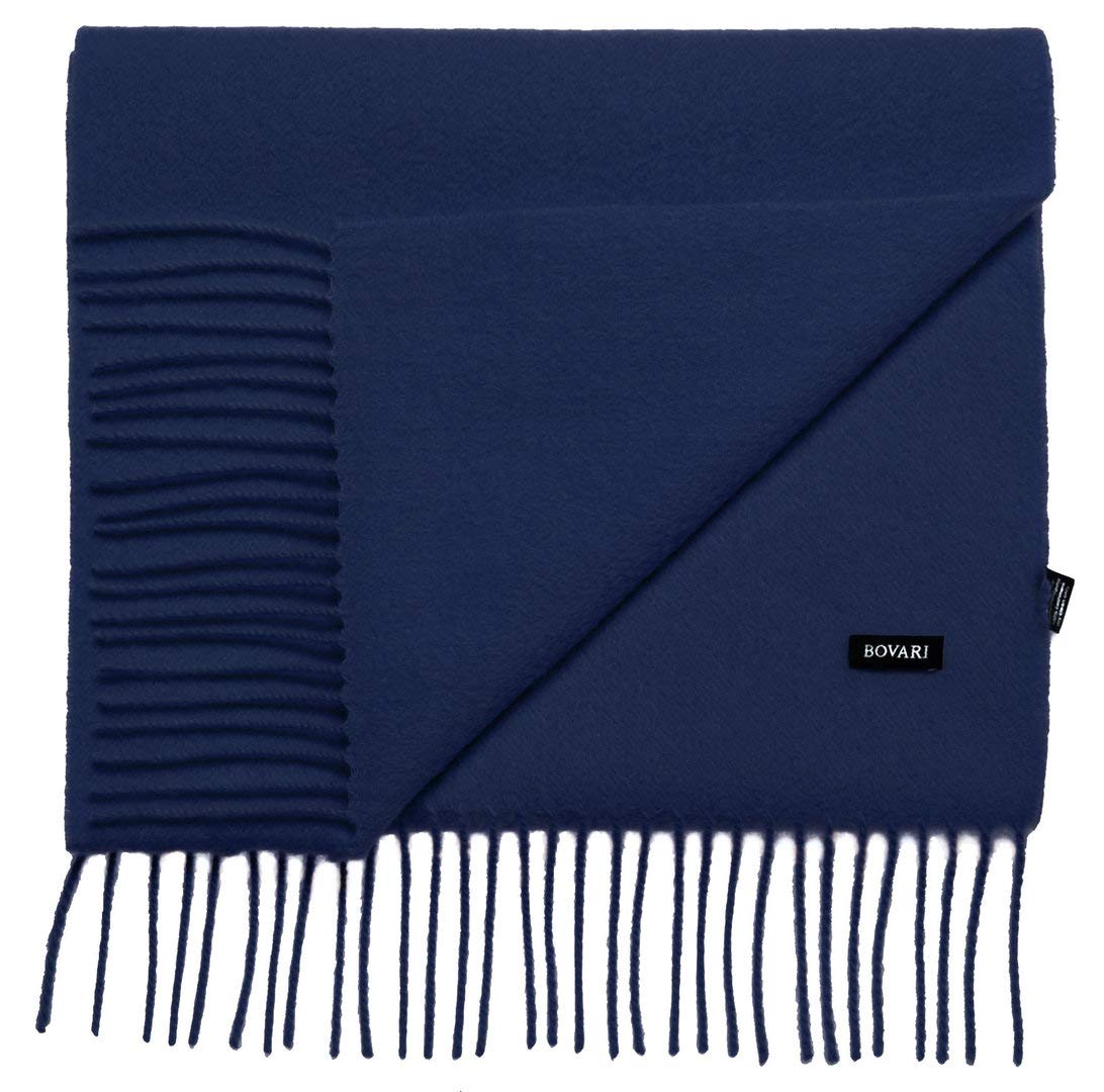 Bovari Kaschmir Schal Herren – 100% Kaschmir/Cashmere – Premium Qualität – 180 x 31 cm - viele Farben