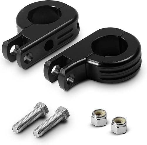 Miniatura 8 de Insertos para tabla de suelo para piloto delantero para Harley '12-'16 FLD y '86-'17 Softail, modelos Touring y Trike 86 y posteriores equipados con