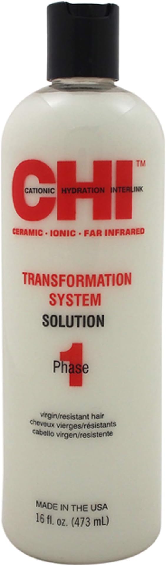 CHI Transformation System Phase 1 - Solution Formula A (For Resistant/Virgin Hair) 473ml/16oz