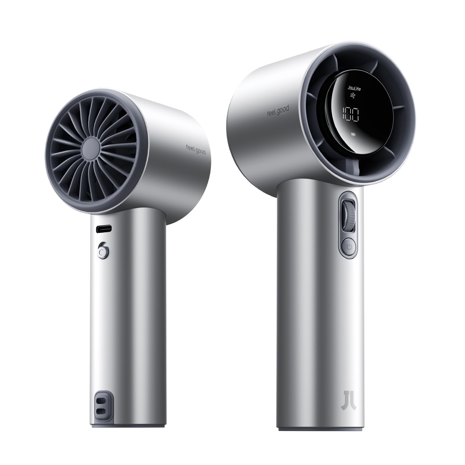 Photo 1 of JISULIFE Handheld Fan Pro1S - Chrome Silver