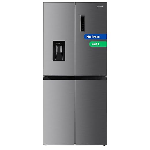 GEDTECH GMP470IXT 470L Multi-Door Reducer (301L + 169L) - Water Dispenser - No Frost - Stainless Steel