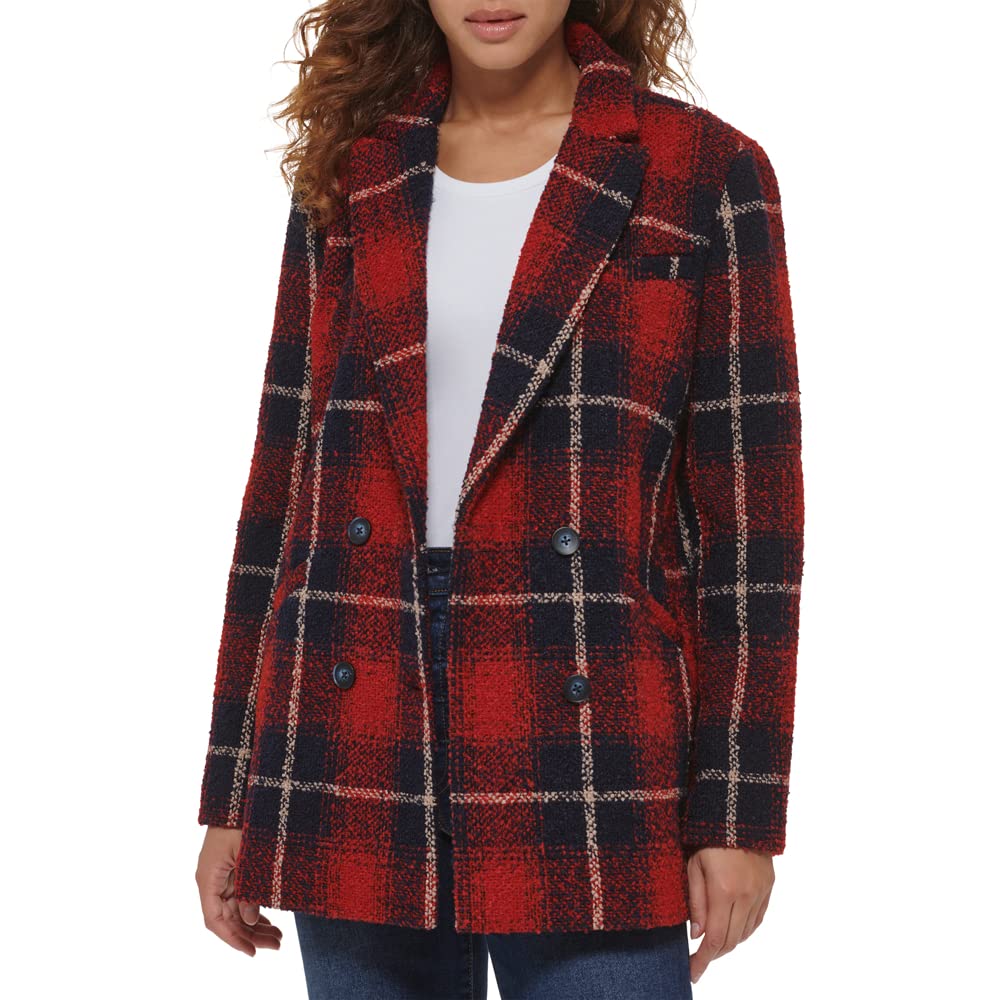 Levis Womens Levis Womens Wool Blend Double Breasted Blazer