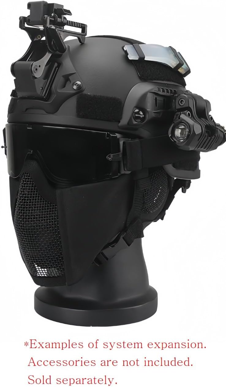 Tactical Helmet, Survival Game Helmet, Cosplay Helmet, Outdoor Airsoft Helmet, Survival Game Equipment, Beginner, Replica, Multifunctional, Freesize