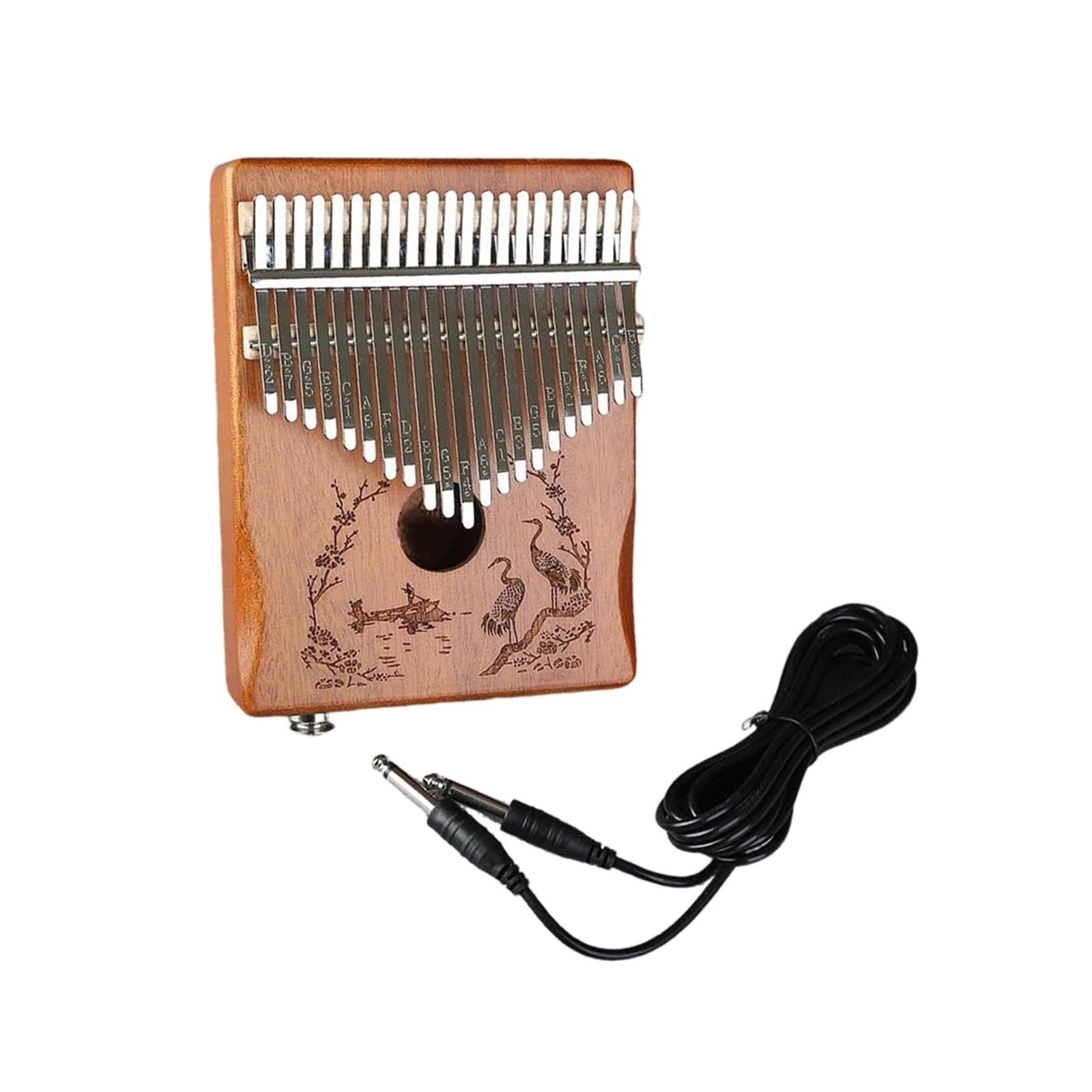 Kalimba Eléctrico De 21 Notas Con Sintonización Manual De 17 Teclas Con Conexión De Al Teclado(21key 2)
