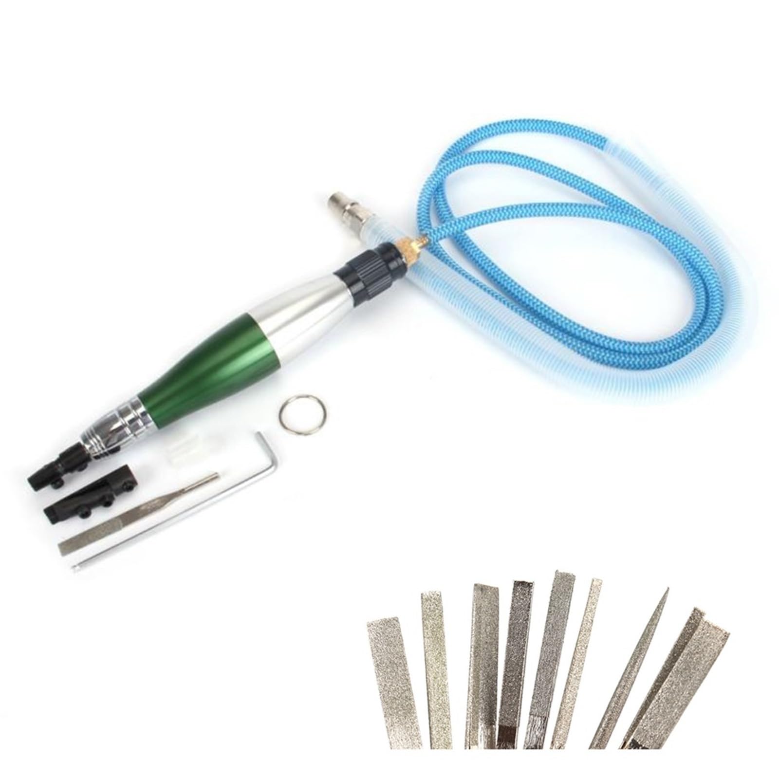 Dcdcd Set 1 Ultrasonic Pneumatic Air Micro Reciprocating Oscillating File Grinder Pneumatic Air Pencil Die For Mould Polishing