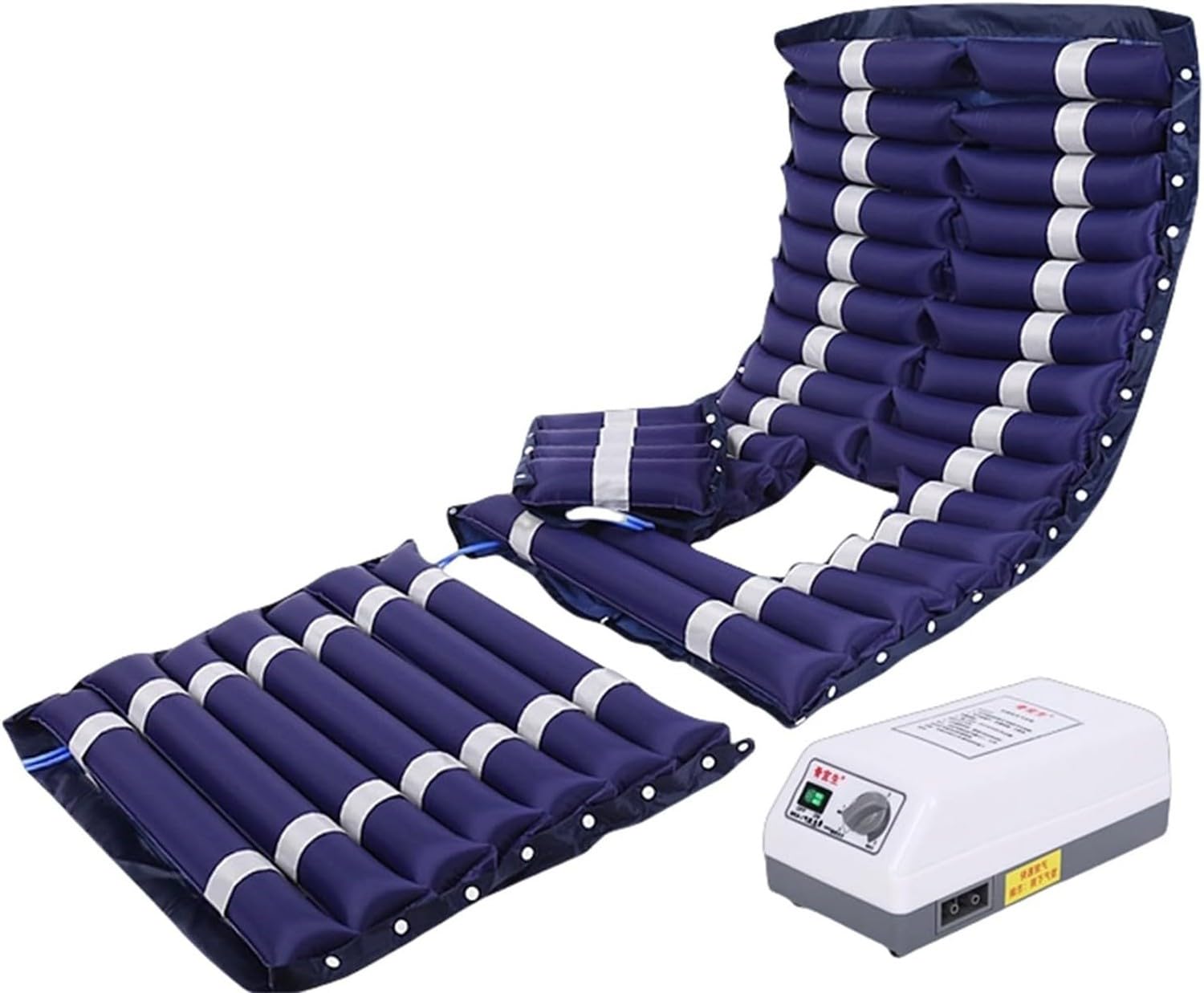 Colchón de presión alterna para úlceras de cama, cojín de presión de aire con bomba eléctrica para hospital y cuidado del hogar, apoyo terapéutico para comodidad y alivio