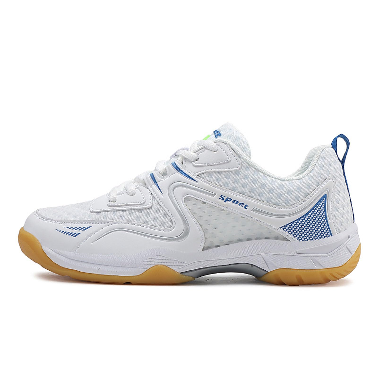 Chaussures de Squash,Chaussure de Sport,Chaussures De Badminton pour Hommes,Sneaker De Volleyball Confortable,Respirant,Légères,Non Slip,Maintien et Amorti,pour La Courge De Racquiet.
