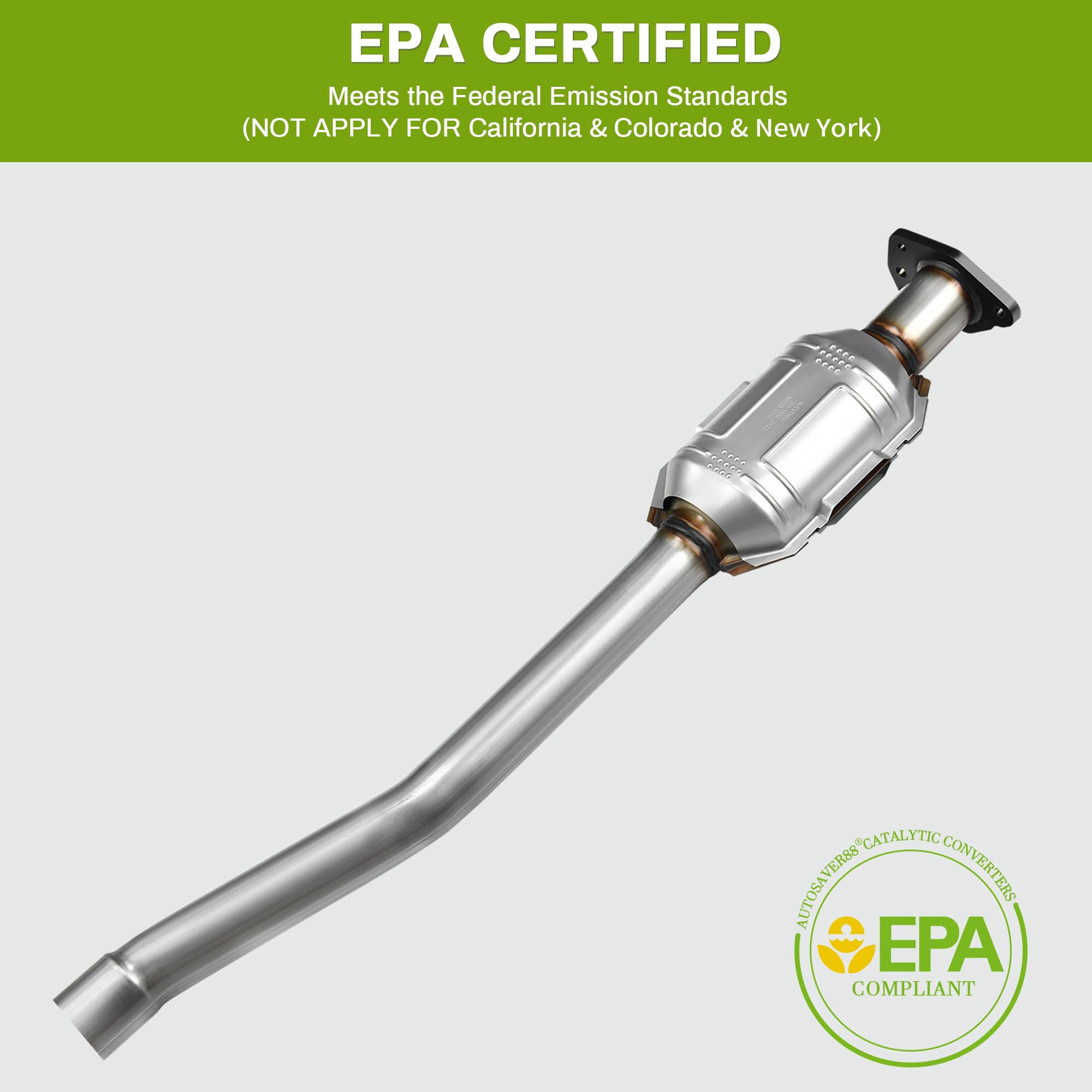 EPA Approved Catalytic Converter For 2013-2019 Ford Explorer, Flex, Taurus, Lincoln MKS/MKZ/MKT/MKX 3.5L/3.7L