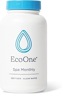 EcoOne | Spa & Hot Tub Conditioner & Cleaner | Naturally Softens Water | No HTH Chlorine Chemicals | Natural, Eco Friendly Spa Care Supplies | Safe For All Skin Types | 1x Monthly Spa Treatment | 8 Oz