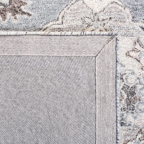 Tapete decorativo SAFAVIEH 2' x 3' gris y marfil miniatura 6