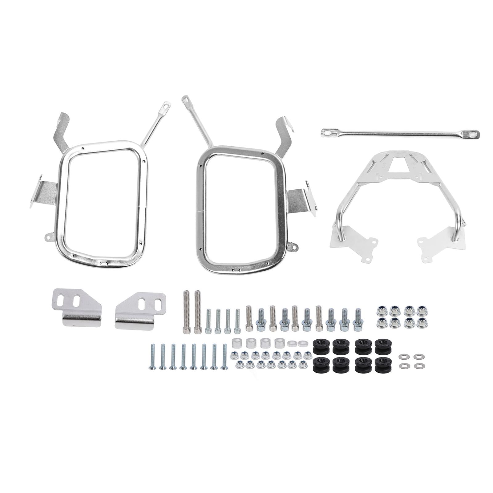High Strength Motorcycle Saddlebag Bracket Sturdy Side Luggage Rack