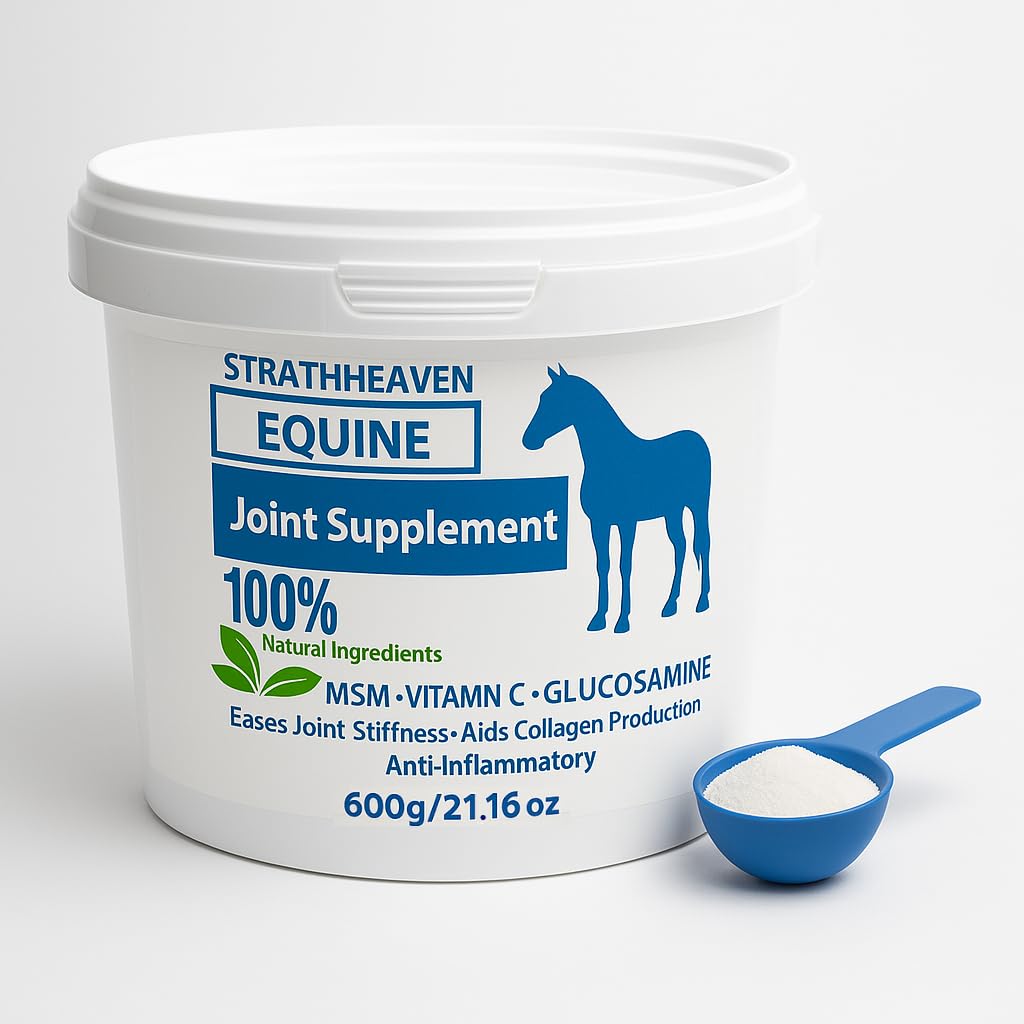 Equine Joint Supplement for Horses – with MSM & Glucosamine Supports Joint Mobility, Flexibility & Cartilage Health – Ideal for Performance & Senior Horses