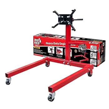 パーツ BIG RED MACHINE Amazon.com: BIG RED T25671-1 Engine Stand,5/8 Ton (1,250 lbs