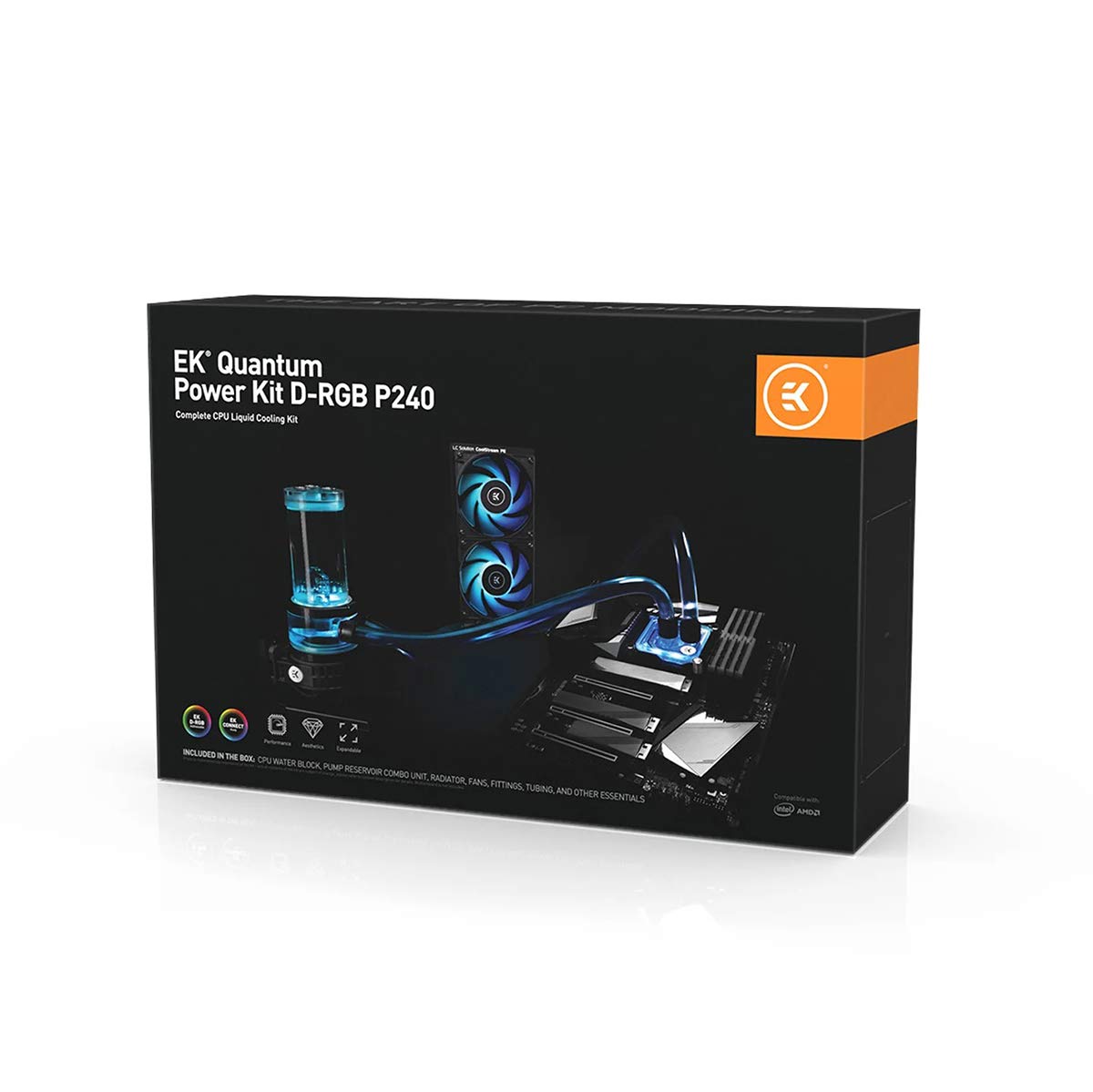 EKWB EKQuantum Power Kit DRGB P240 Water Cooling Kit Amazon.it