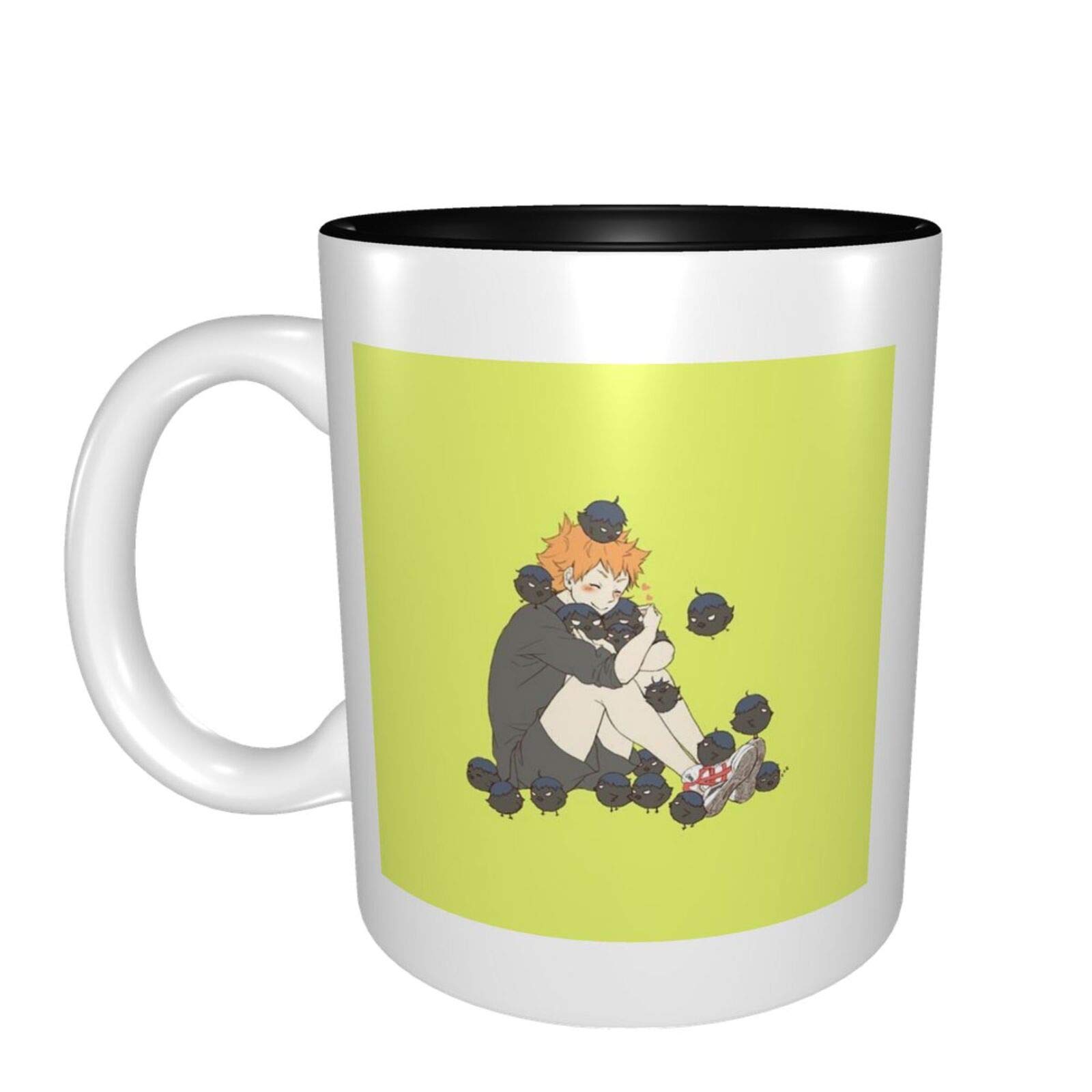 Amazon Co Jp ハイキュー 日向翔陽 影山飛雄 菅原孝支 マグカップ 陶器 マグカップ 大きい耐熱 電子レンジ温め 真空断熱330ml かっこいい おしゃれ かわいい キャラクター アニメ ホーム キッチン