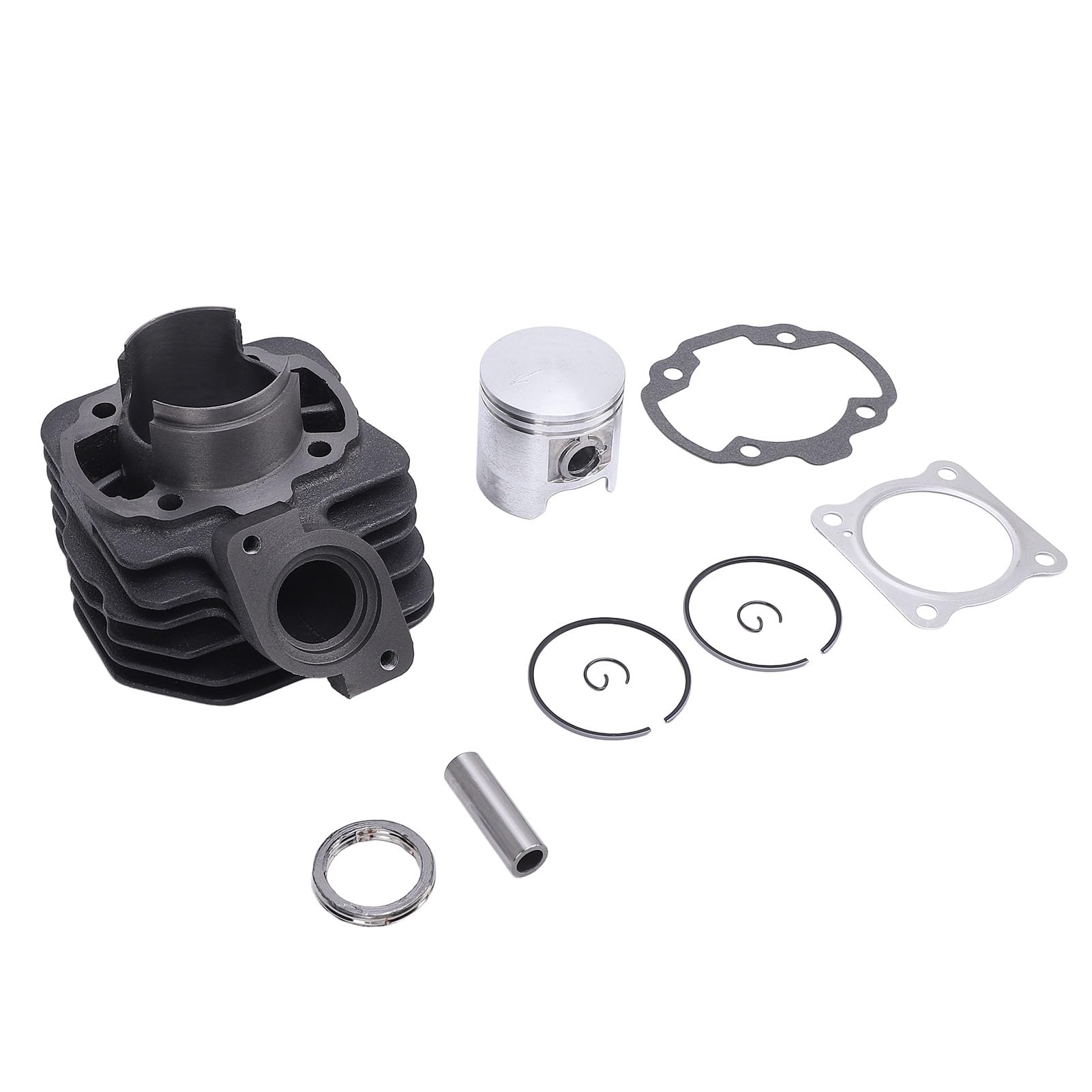 Kit de Cilindro de Gran Diámetro de 70, Clips de Pasadores de Anillos de Pistón de Culata Profesional con Juntas para Motores Verticales Refrigerados por Aire