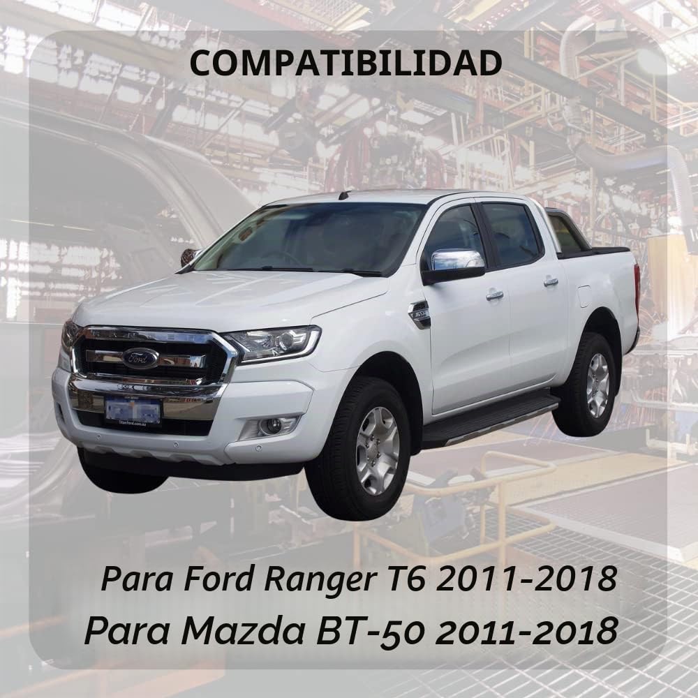 JINGLING Espaciadores de suspensión delantera de 32 mm, bloques de suspensión trasera de 51 mm, kits de elevación para Ranger T6 BT50 2011-2018, adaptador de elevación (delantero y trasero)