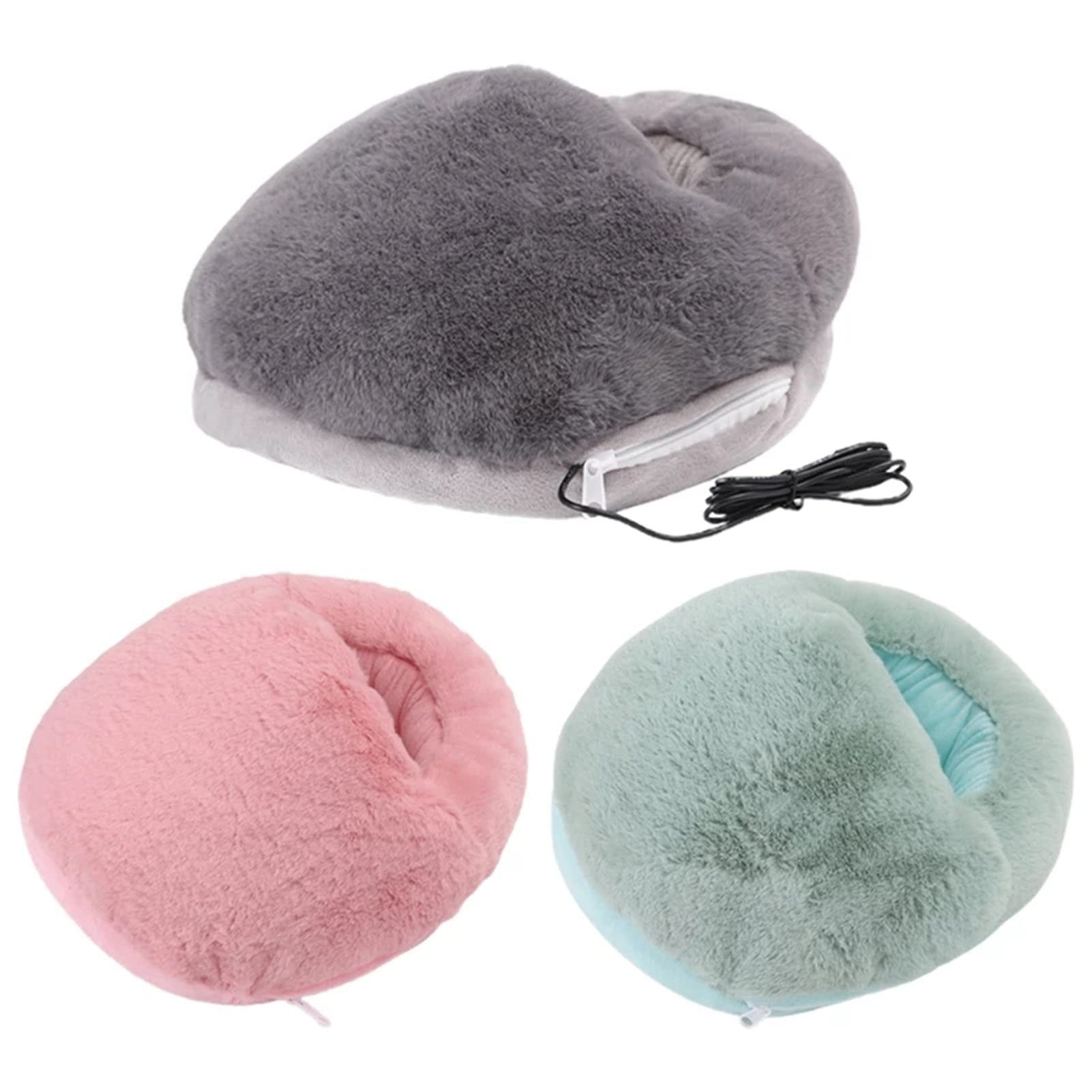 Calentador de pies USB eléctrico, Calentador de pies, Almohadilla de calefacción eléctrica para pies, Zapatos de calefacción Oficina de invierno Calor en el hogar, 4 configuraciones de temperatura a