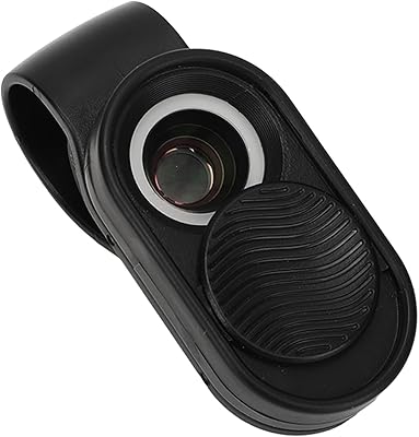 100X Phone Mini Pocket Microscope with LED Light, Phone Microscope with Universal Phone Clip, Portable Microscope for Smartphone, Microworld for Kids Adults